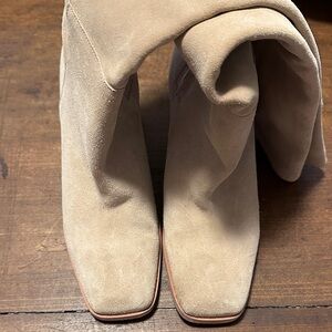 Sam Edelman Tan Suede Heeled Boots